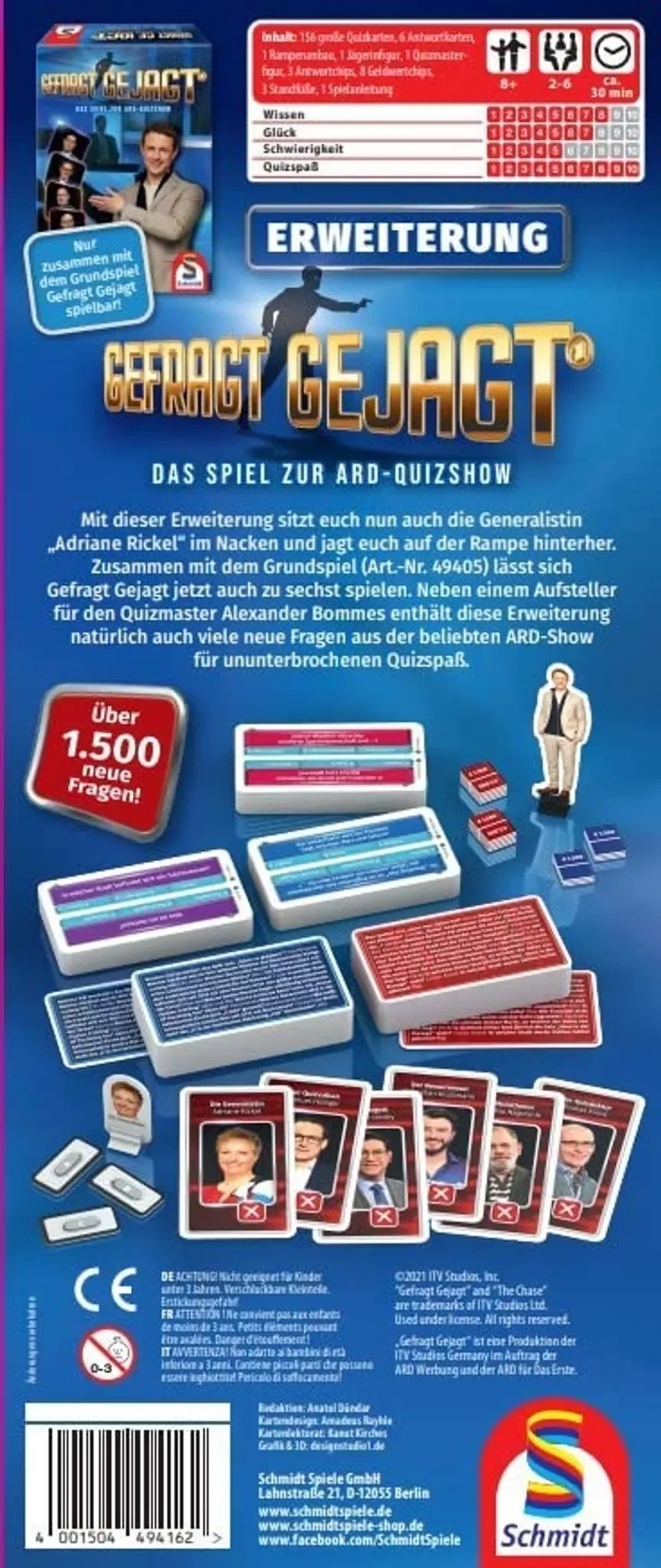 Gefragt Gejagt – Erweiterung mit 1500 neuen Fragen